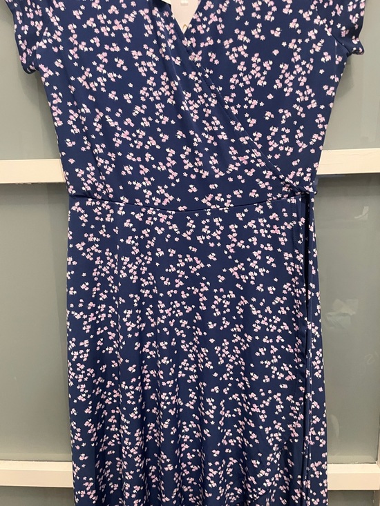 Gilli Navy Dress with Pink Floral Design, S, NWT - Picture 4 of 12